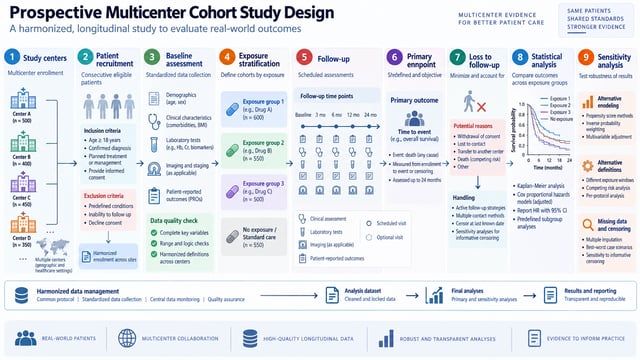 Prospective multicenter cohort study design